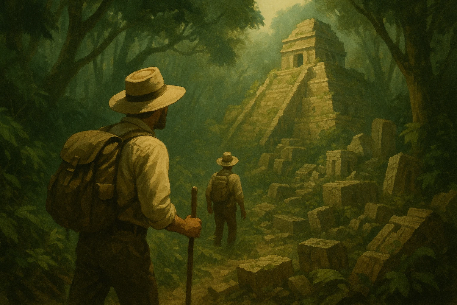 Arqueólogos Encontram Ruínas de Monumentos Maiais Fora do Caminho Comum. Bem Fora.