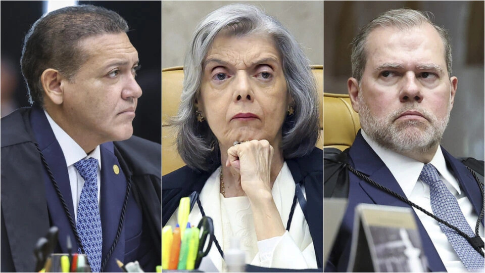 Guerra no STF envolve disputa pelos votos de Kassio, Cármen e Toffoli