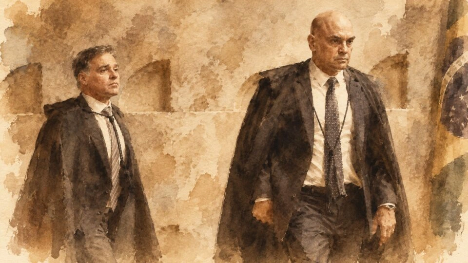 Não existe equivalência moral possível entre Moraes e Mendonça