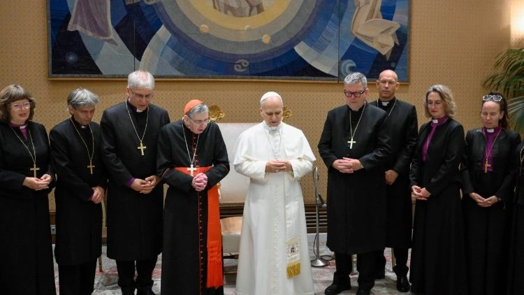 Leão XIV recebe bispos luteranos pelo desejo comum de reconciliação
