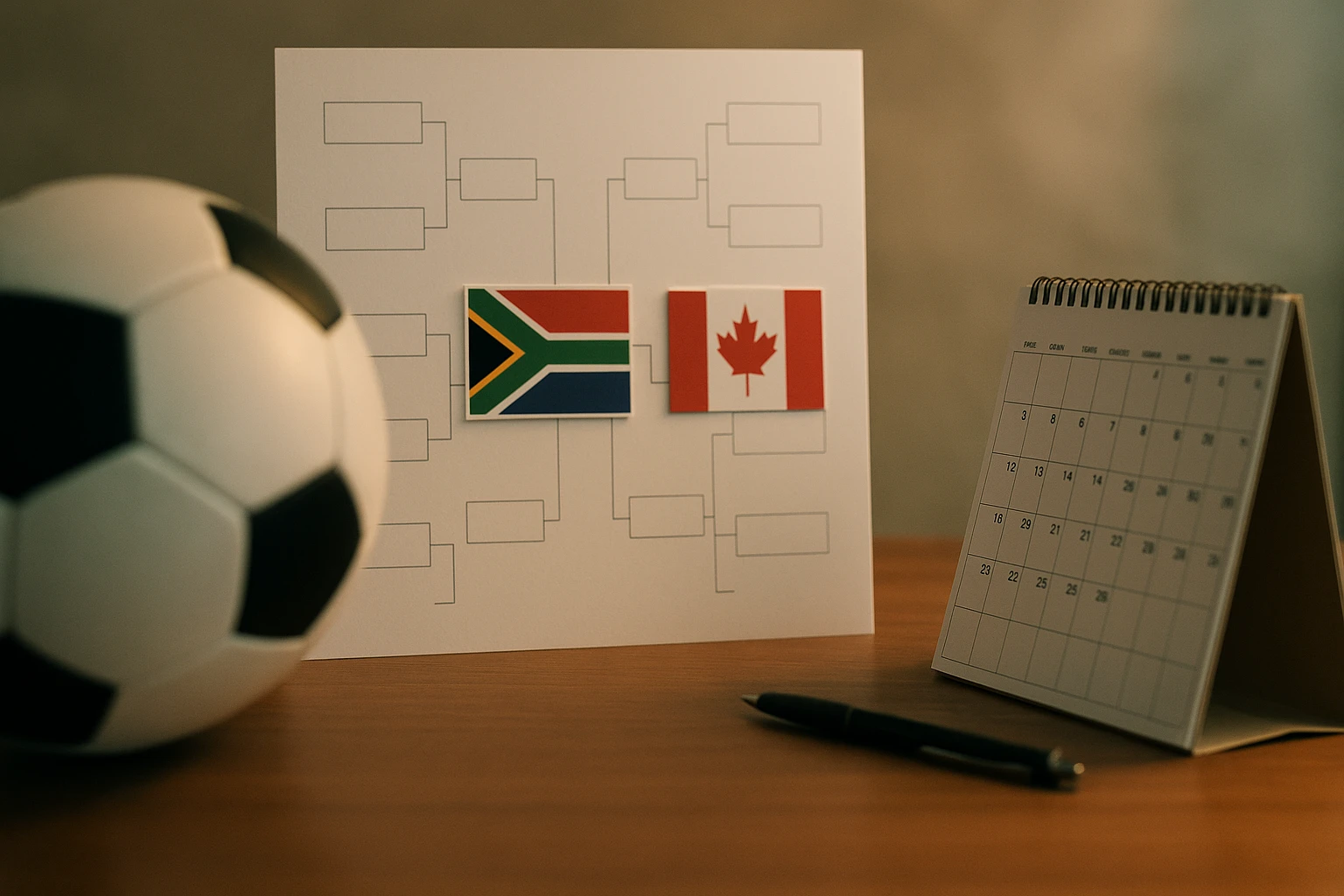 Copa inicia mata‑mata neste domingo com África do Sul e Canadá