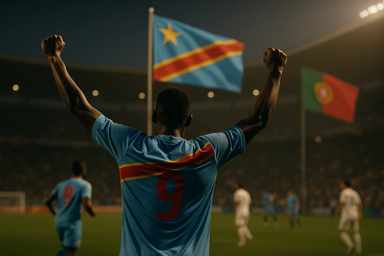 RD Congo vence de virada e segue na Copa, como Colômbia e Portugal