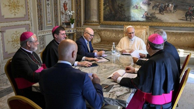 Papa recebe Comissão de supervisão da Fundação Casa Alívio do Sofrimento