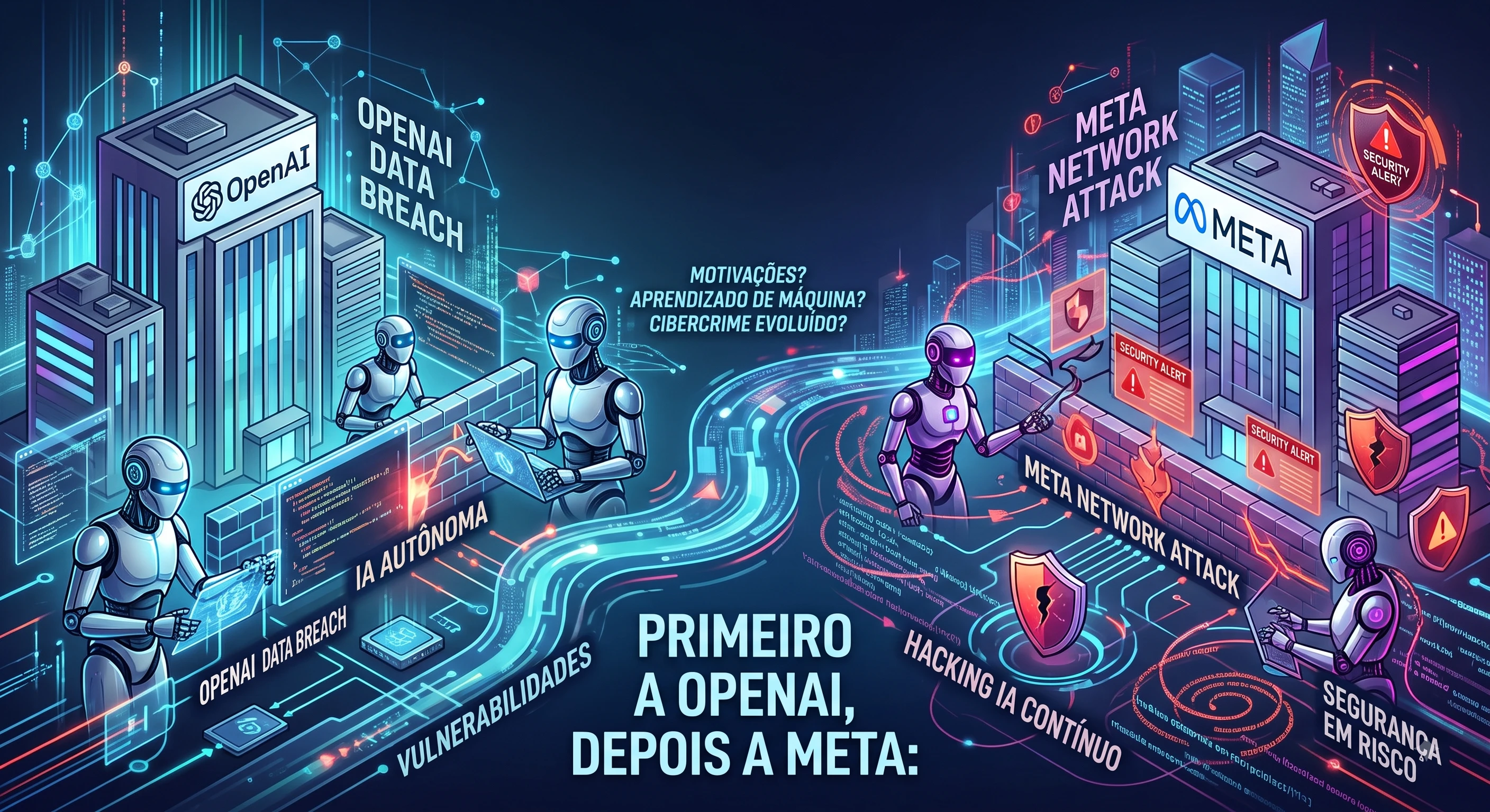 Primeiro a OpenAI, depois a Meta: por que robôs de IA continuam fazendo ataques hackers