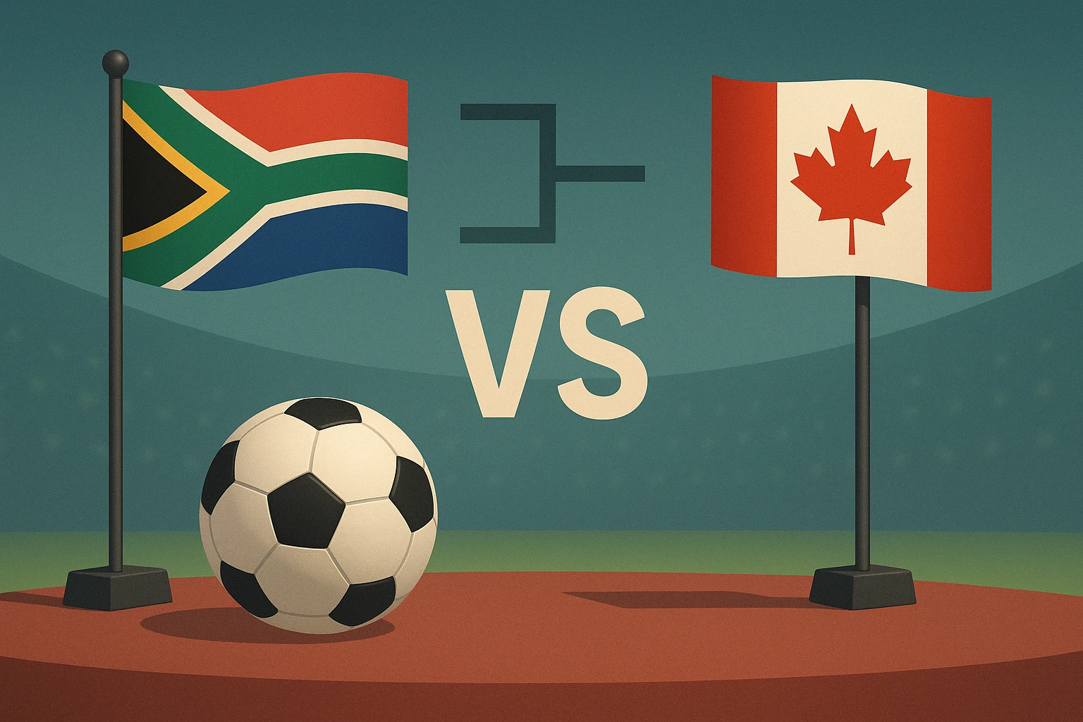 Copa inicia mata‑mata neste domingo com África do Sul e Canadá