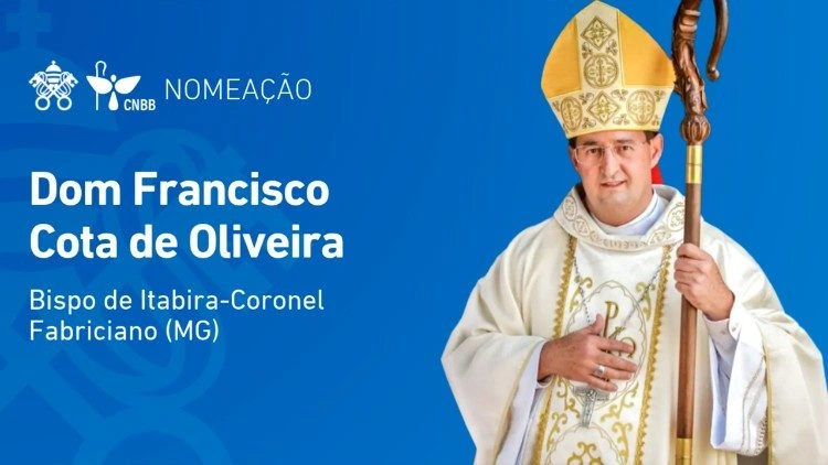 O Papa nomeia bispo para a Diocese de Itabira-Fabriciano, em Minas Gerais