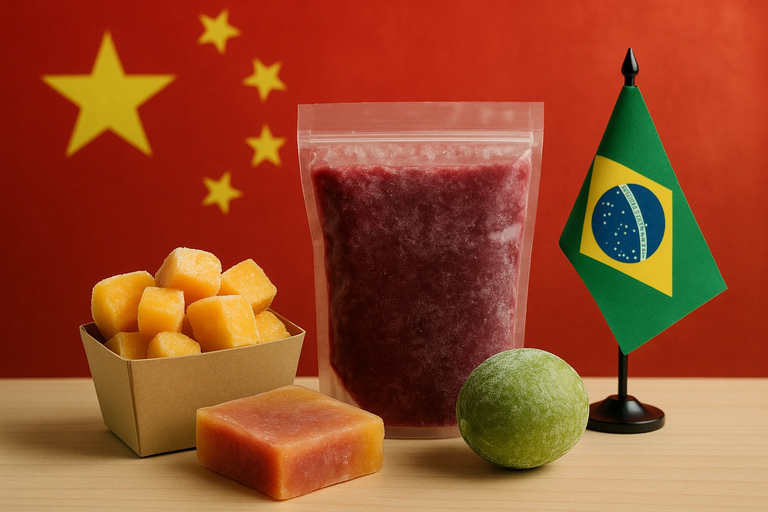 China facilita exportação de polpas e frutas congeladas brasileiras