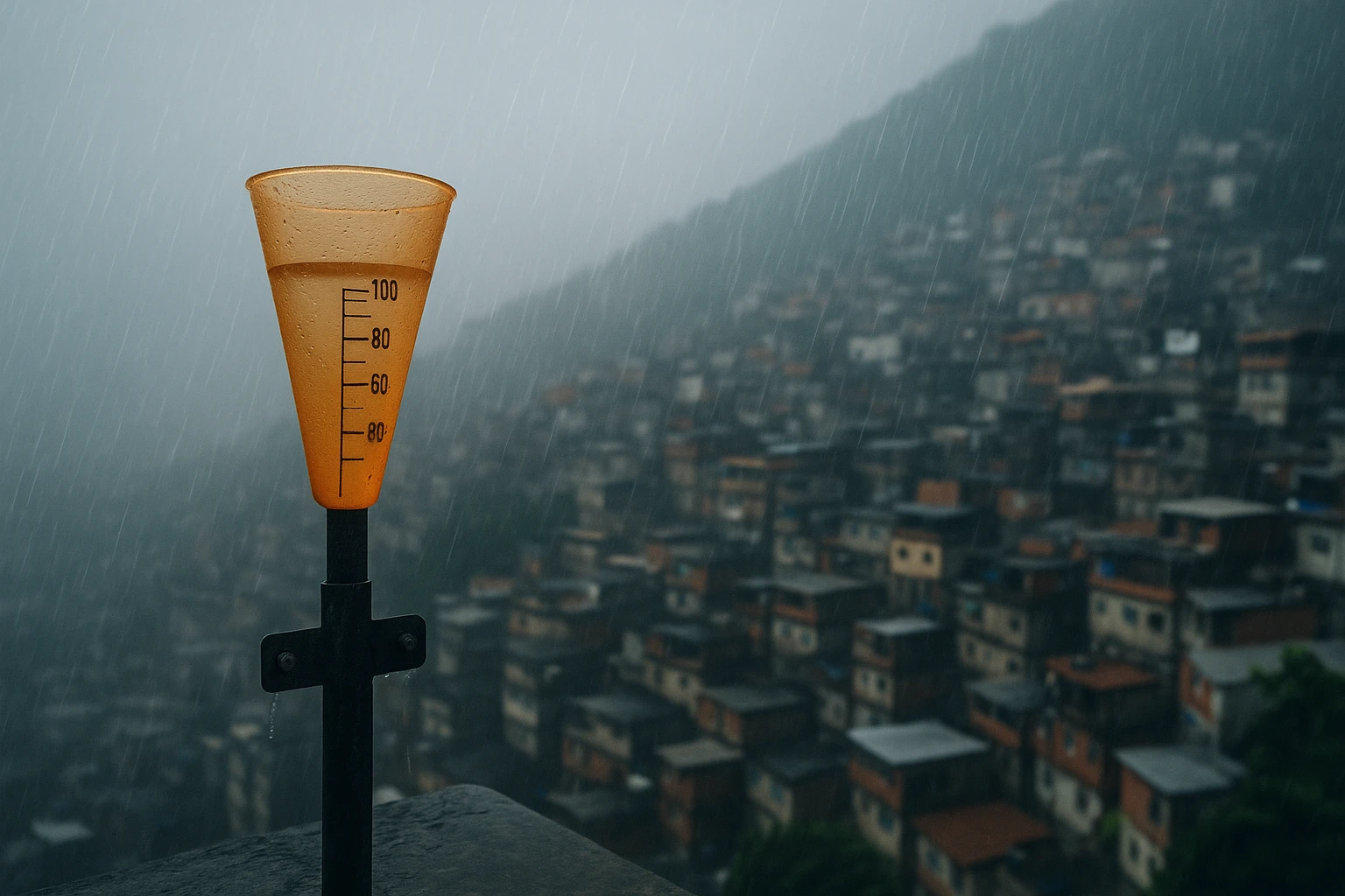 Chuva na Rocinha superou em mais que duas vezes a média de junho