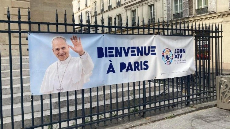 O Papa Leão na França: programa, logotipo e lema da viagem