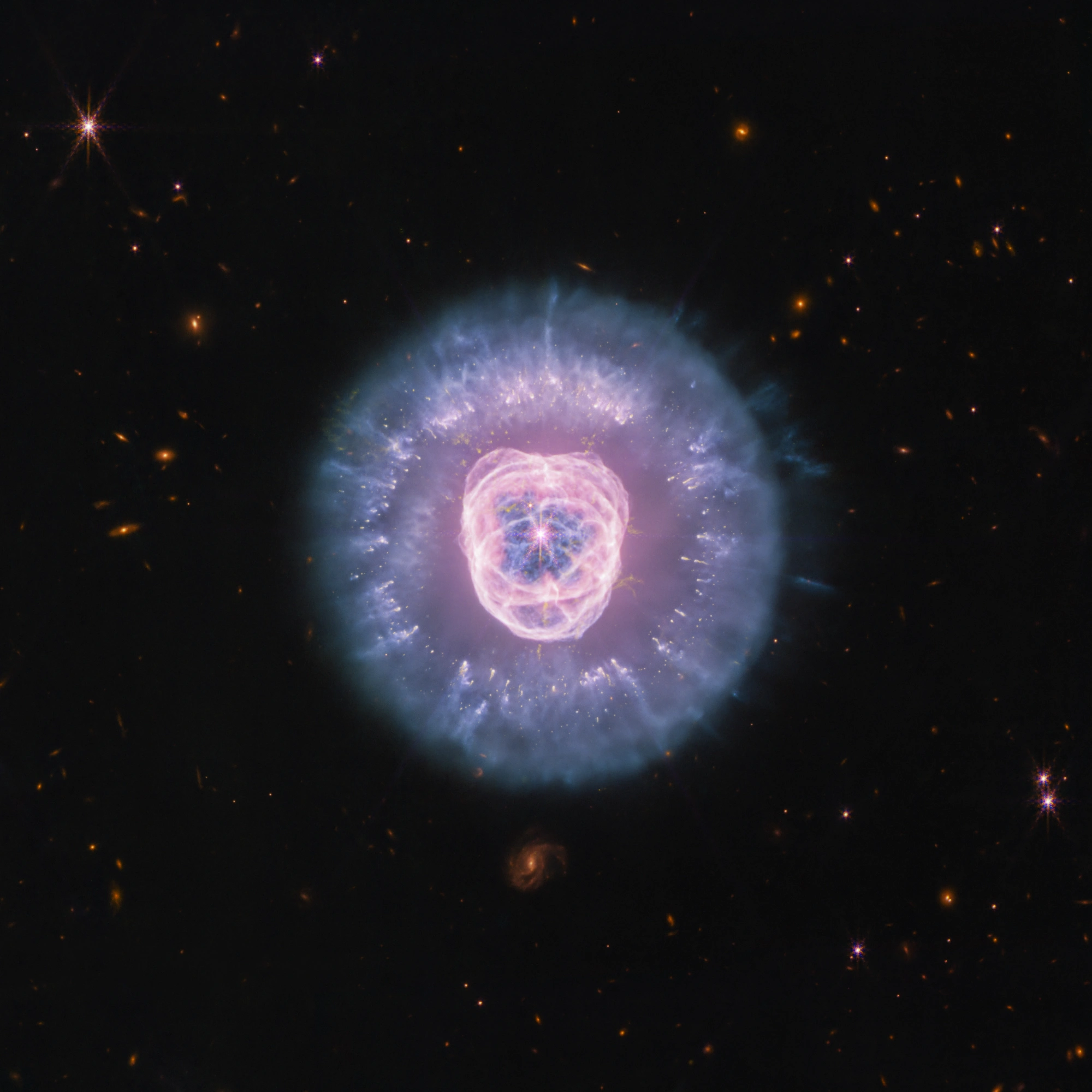 Nebulosa do Leão ruge diante do olhar do Webb