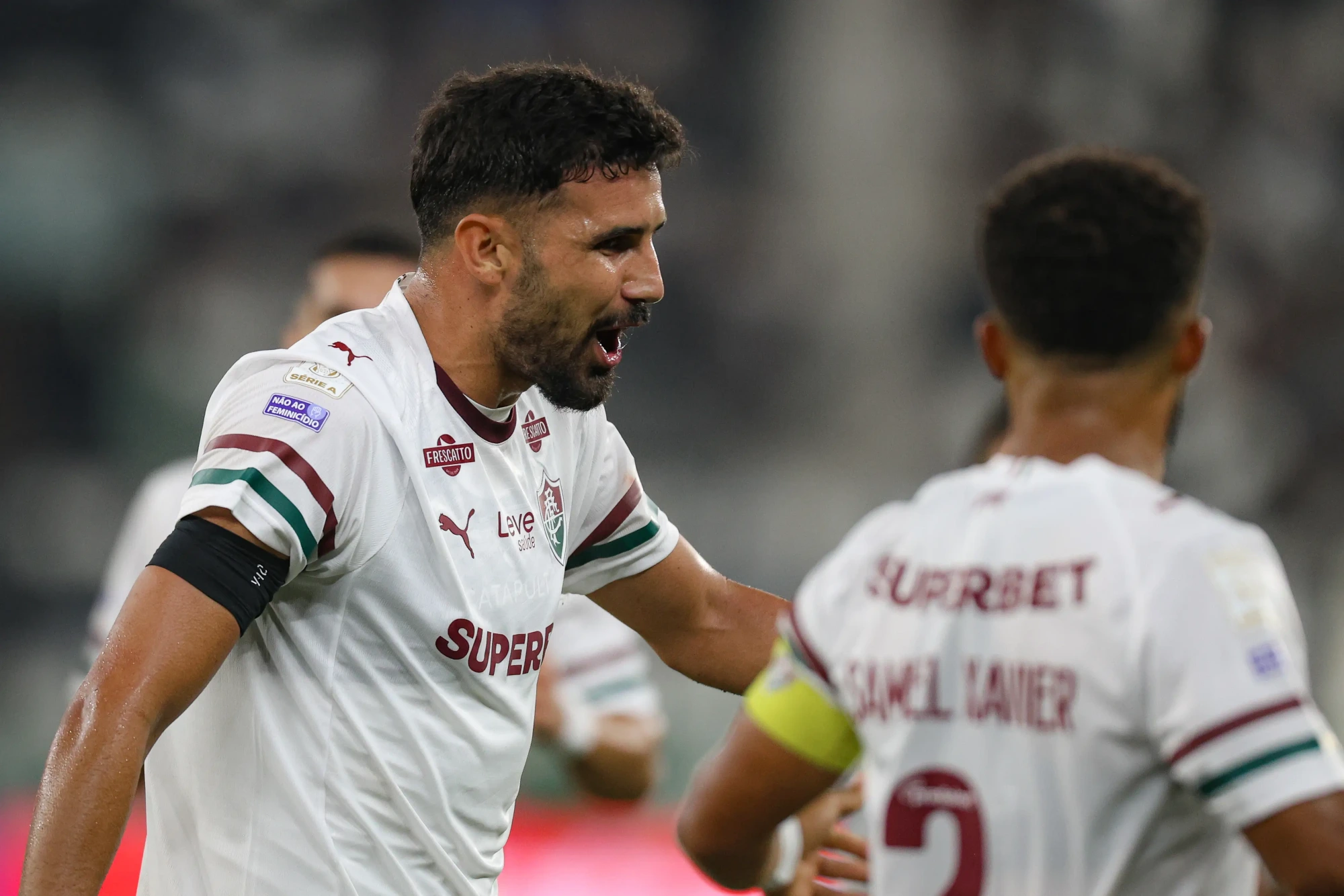 Decisivo pelo Fluminense, Ignácio celebra gol em clássico com o Botafogo