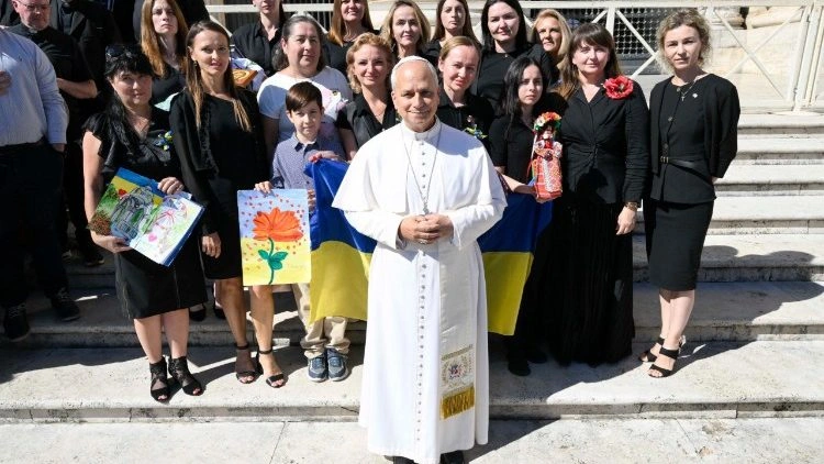Grupo de ucranianas com o Papa: “Lutamos por nossos entes queridos desaparecidos ou presos”