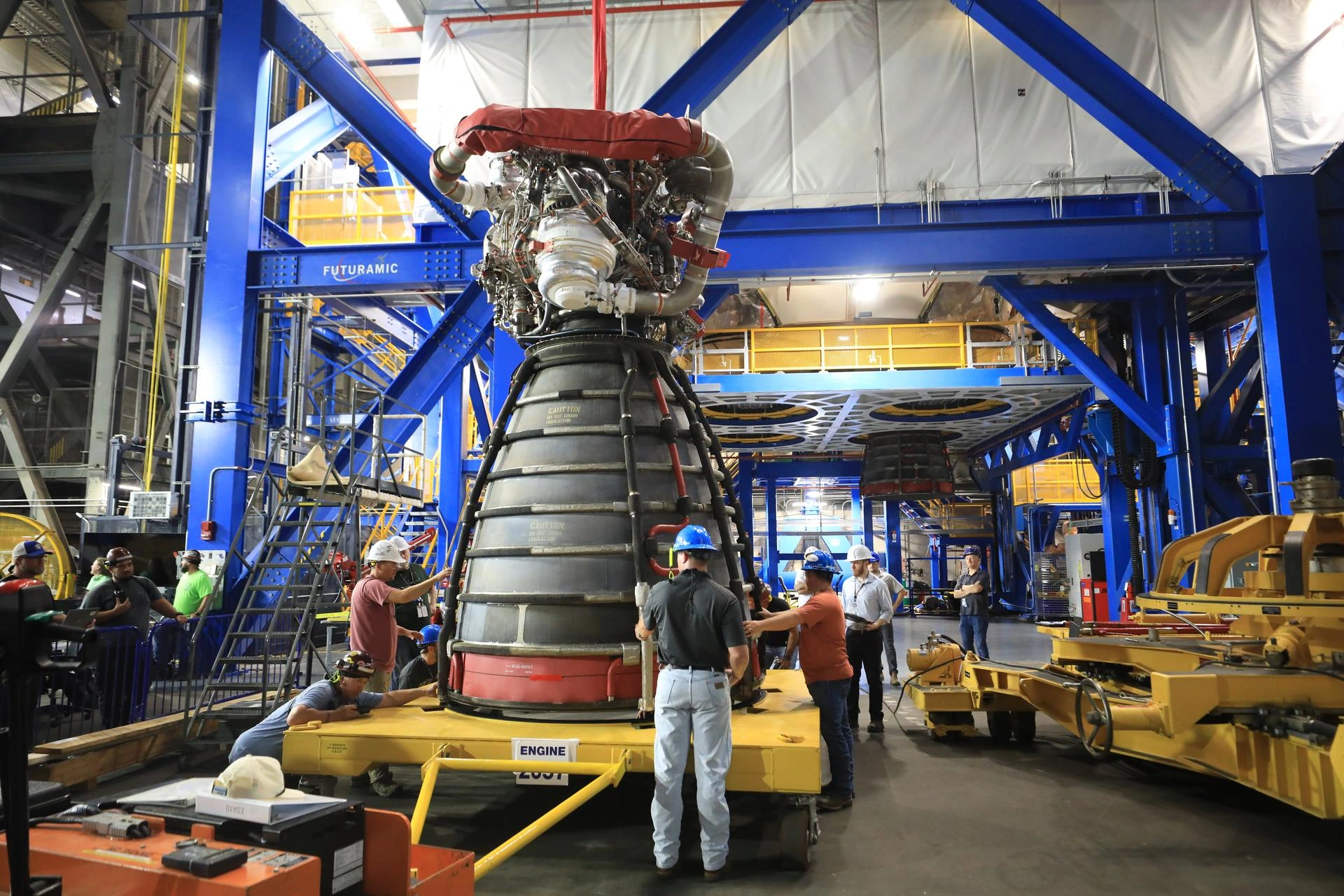 Processamento do Motor RS-25 da Artemis III: #3 Elevação