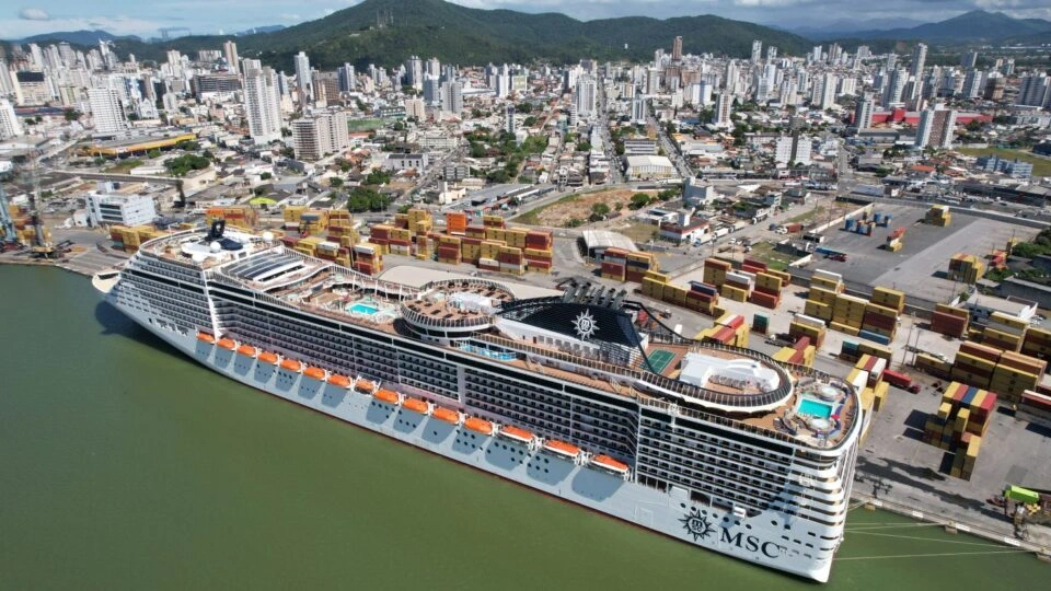 Cidade de SC prepara megaprojeto para receber os maiores navios de cruzeiro do mundo