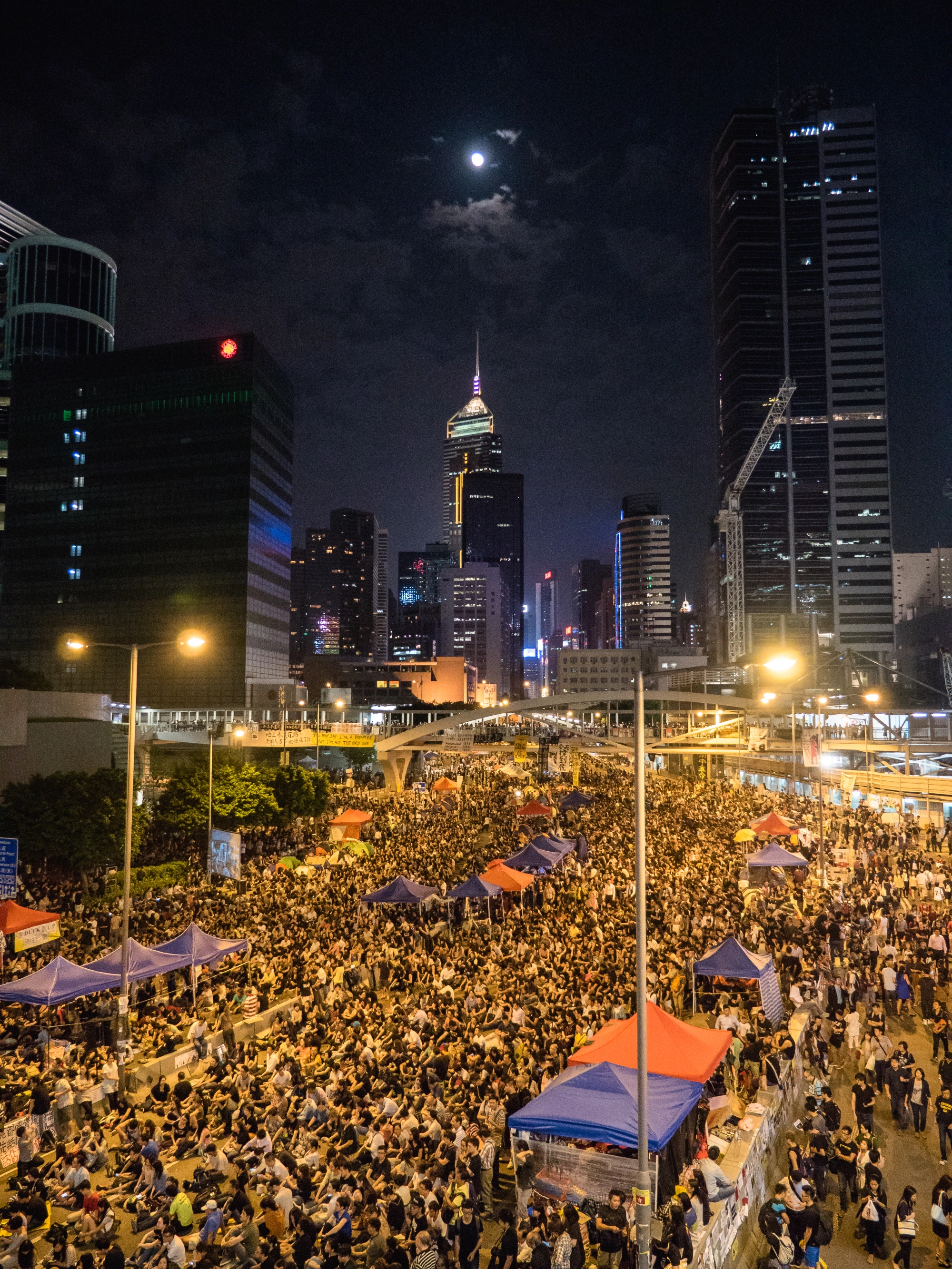 Há 12 anos: Protestos em Hong Kong em 2014
