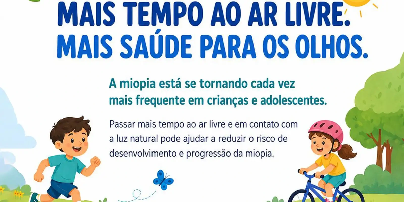 Oftalmologistas alertam para uso de telas e a miopia em crianças