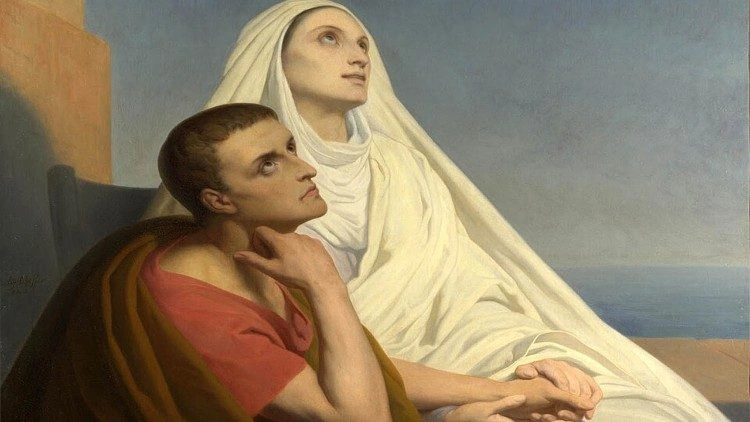 Santa Mônica, mestra da fé, sua última lição: a felicidade eterna em Deus