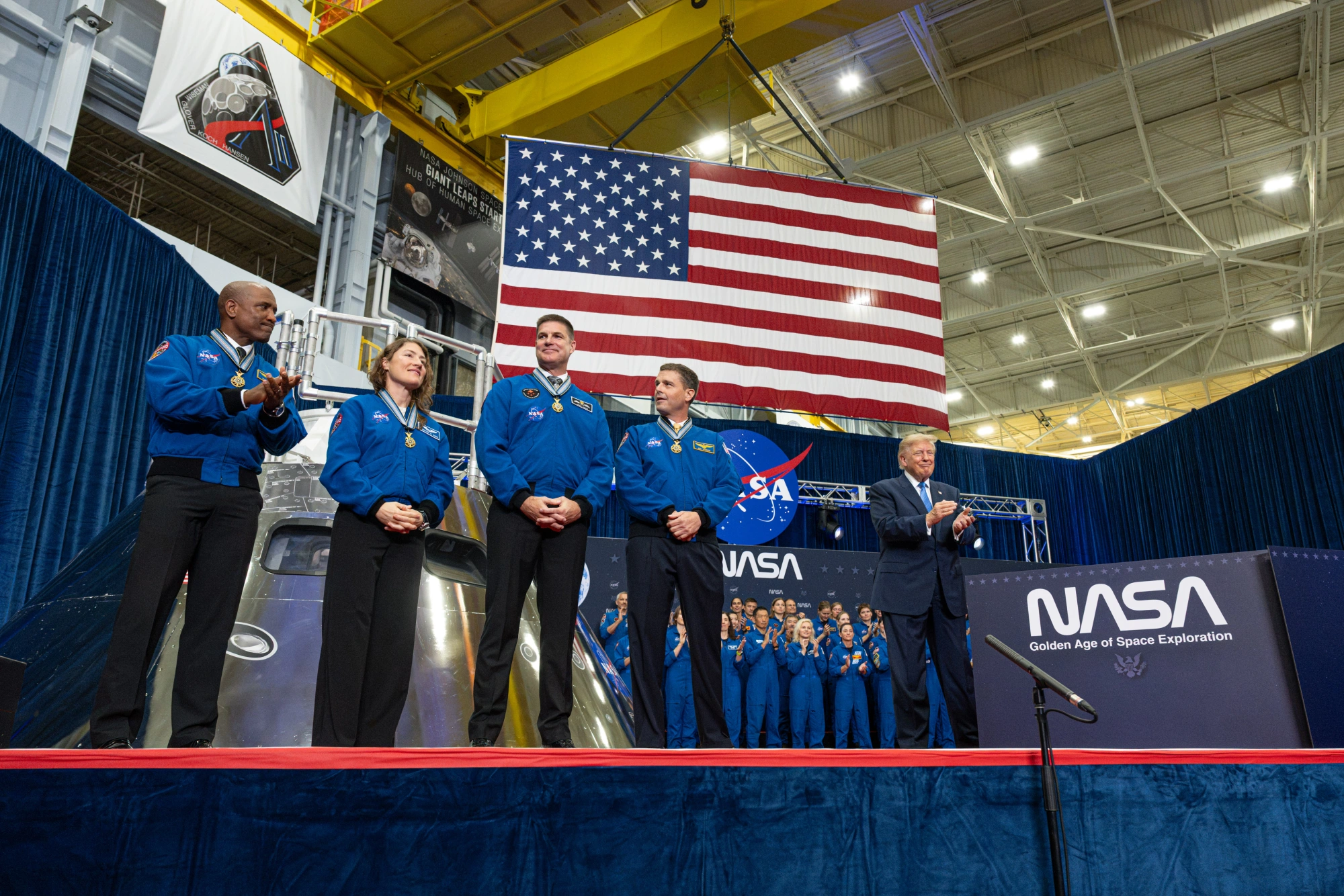 NASA's Artemis II Crew Receives Congressional Space Medal of Honor